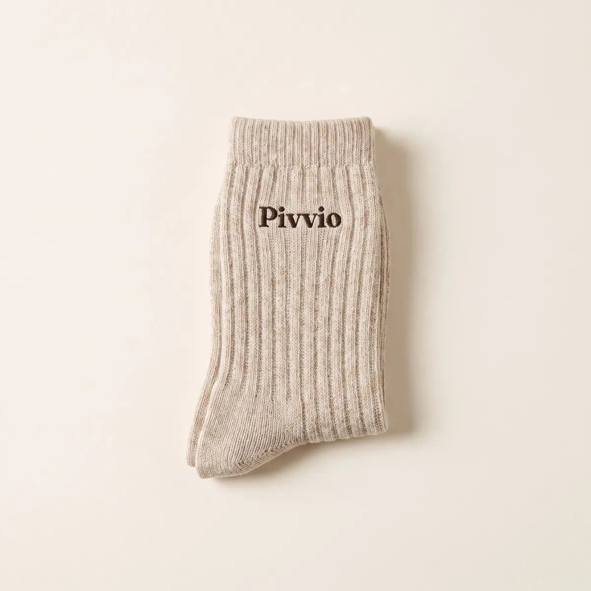 Socks with the Pivvio logo