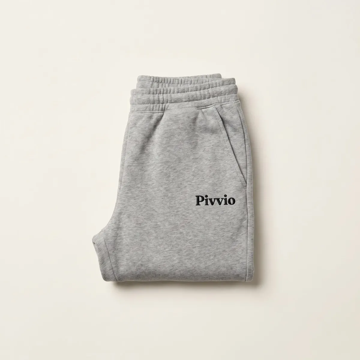 Joggers with the Pivvio logo